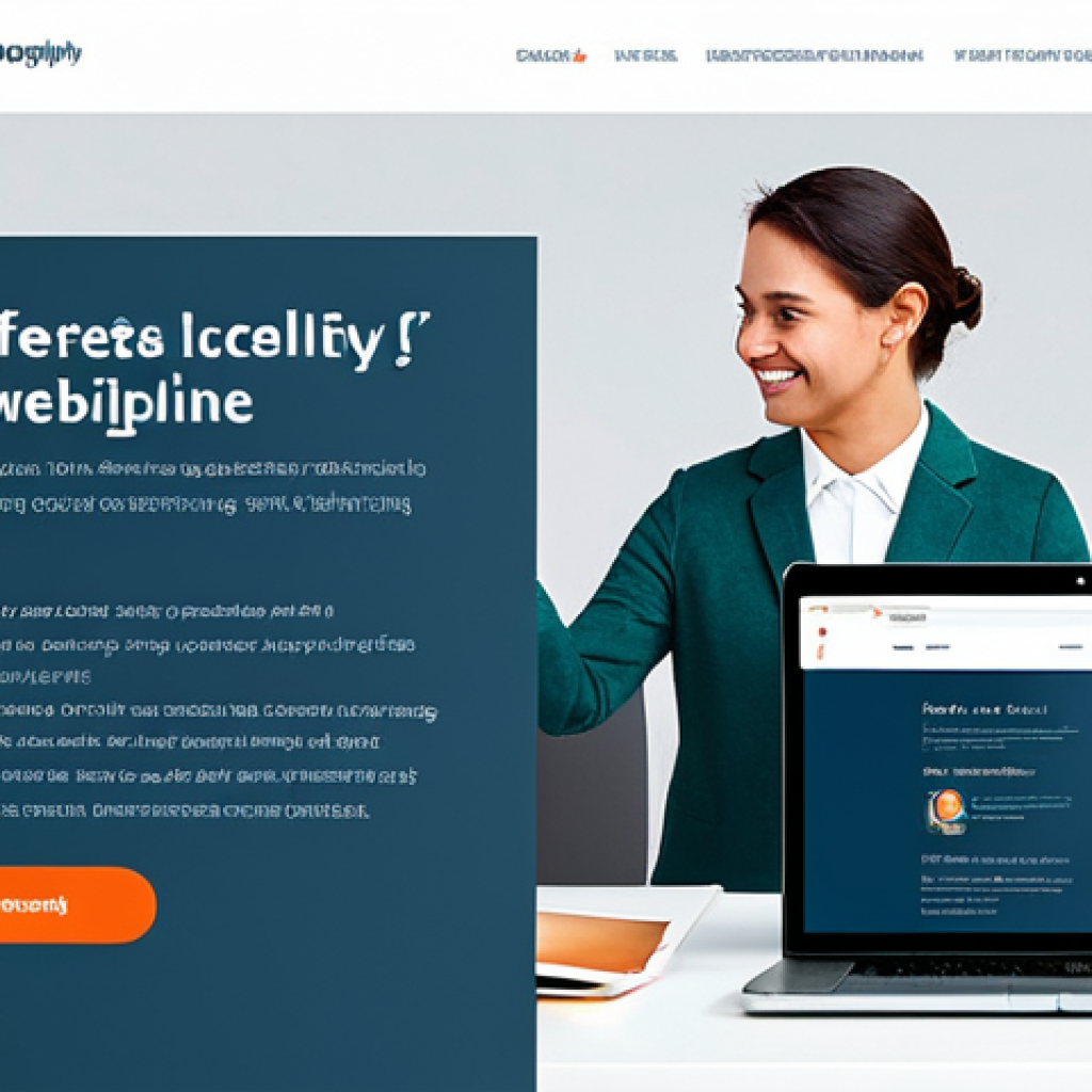 시각적 사고와 UX UI 디자인 - Website Usability**

"A clean, modern website design showcasing a user-friendly interface. A diverse...