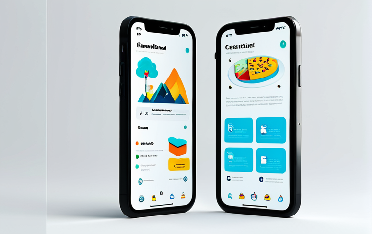 시각적 사고와 UX UI 디자인 - Website Usability**

"A clean, modern website design showcasing a user-friendly interface. A diverse...