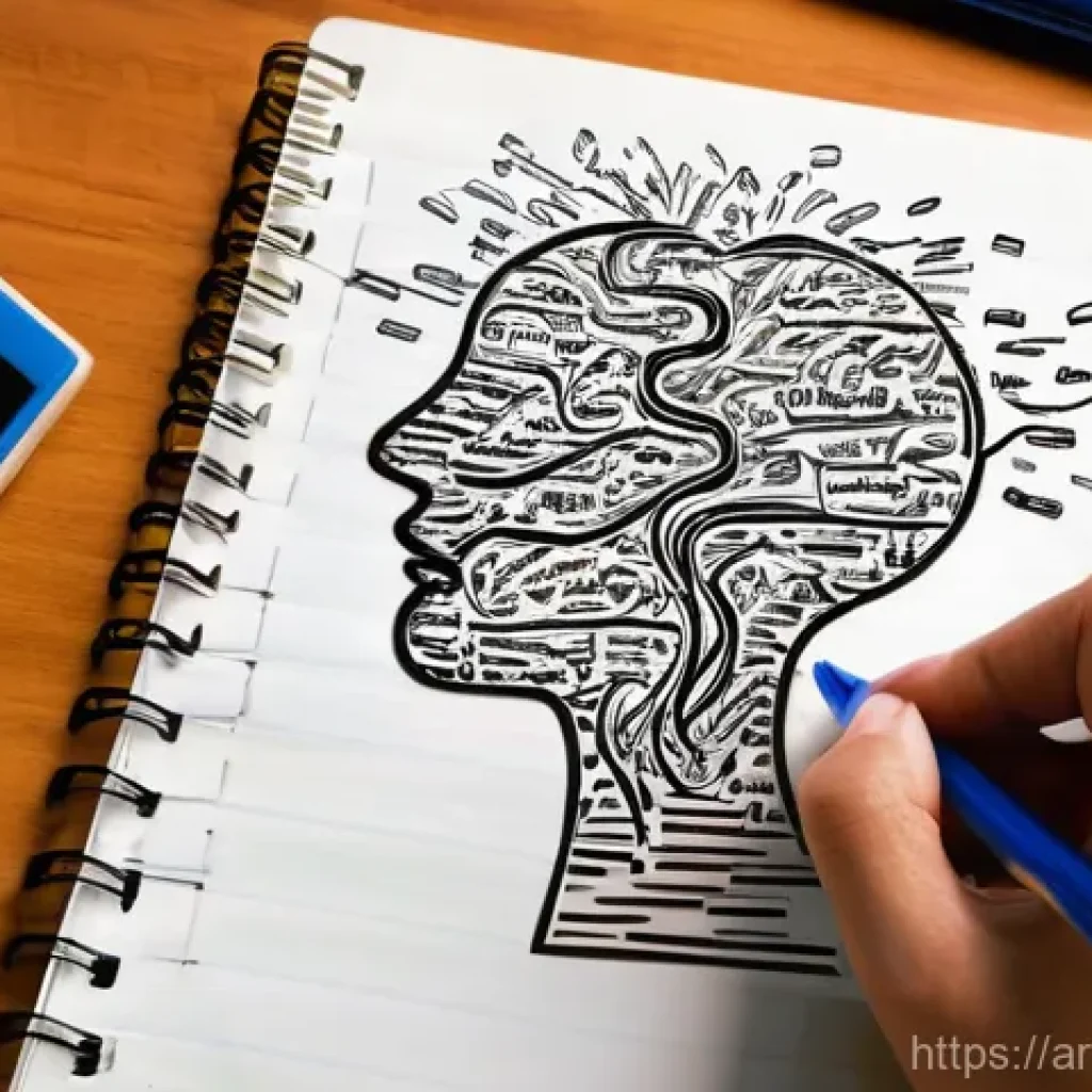 시각적 사고를 위한 마인드맵 작성법 - **Prompt 1: From Mental Clutter to Clarity**
    "A young professional, appearing initially overwhel...